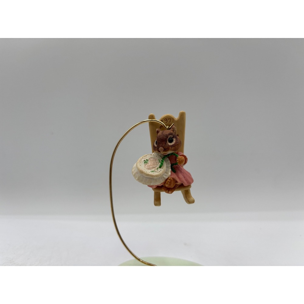 Hallmark Keepsake Dated 1991 Vintage Loving Stitches Handcrafted Ornament